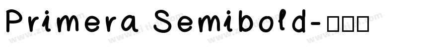 Primera Semibold字体转换